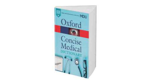 MDU branded Oxford Concise Medical Dictionary 2025 PNG